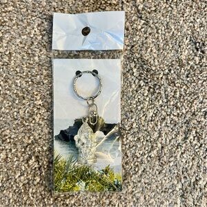 NWT - Silver Ganesh Keychain from Bali Indonesia